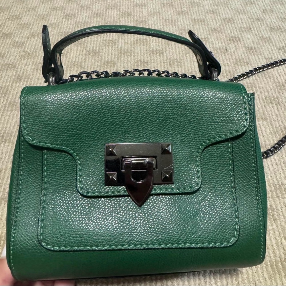 Green Leather Women's Bag